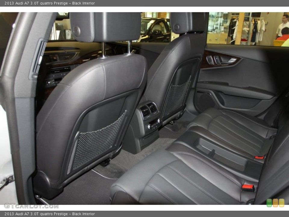 Black Interior Rear Seat for the 2013 Audi A7 3.0T quattro Prestige #68377374