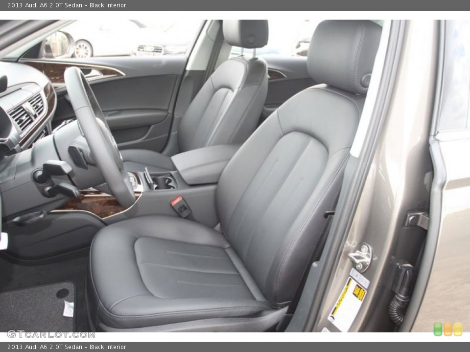 Black Interior Front Seat for the 2013 Audi A6 2.0T Sedan #68377572