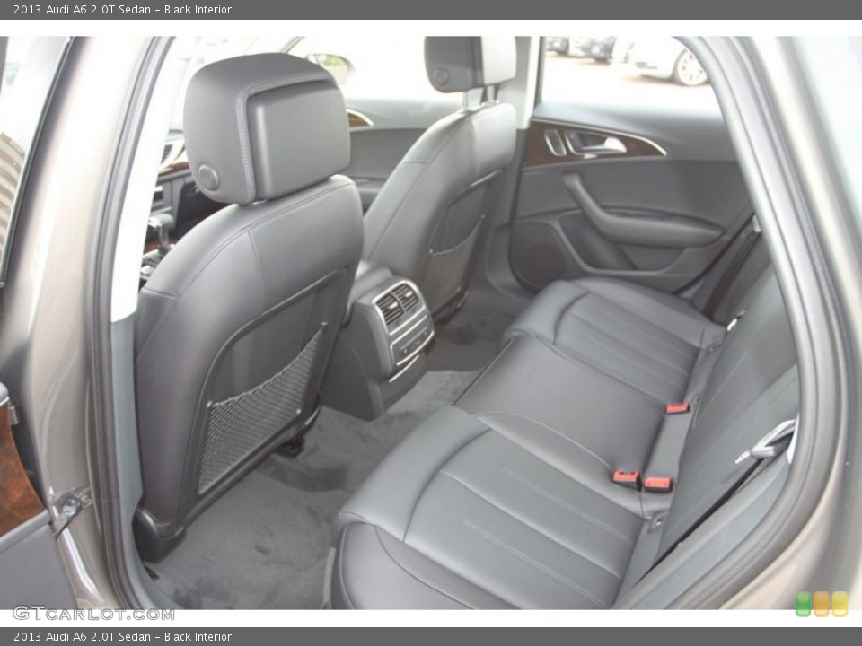 Black Interior Rear Seat for the 2013 Audi A6 2.0T Sedan #68377581