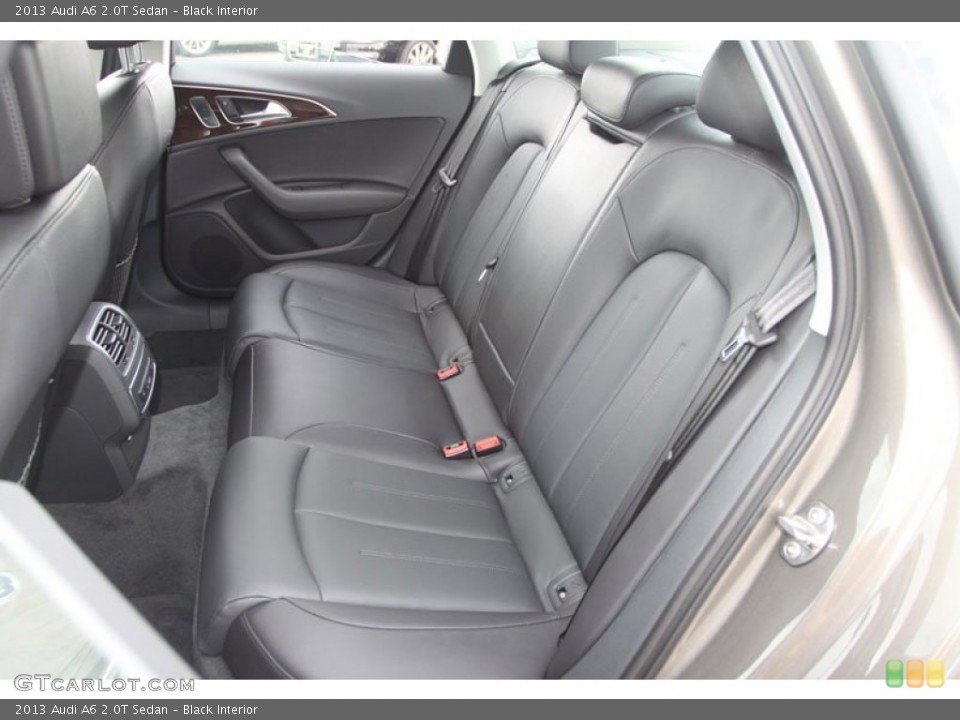 Black Interior Rear Seat for the 2013 Audi A6 2.0T Sedan #68377593