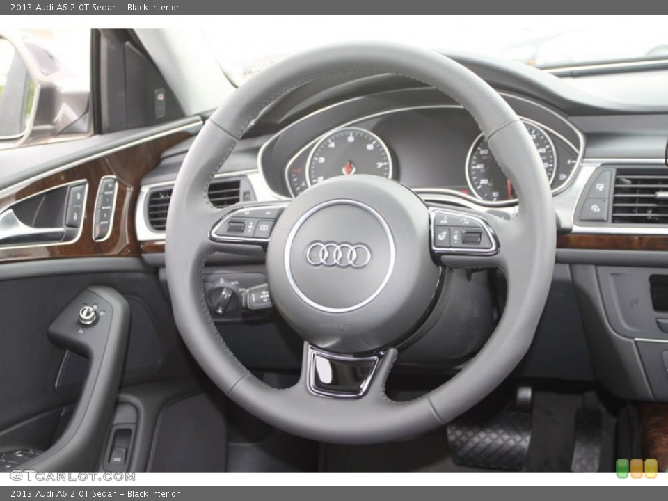 Black Interior Steering Wheel for the 2013 Audi A6 2.0T Sedan #68377611