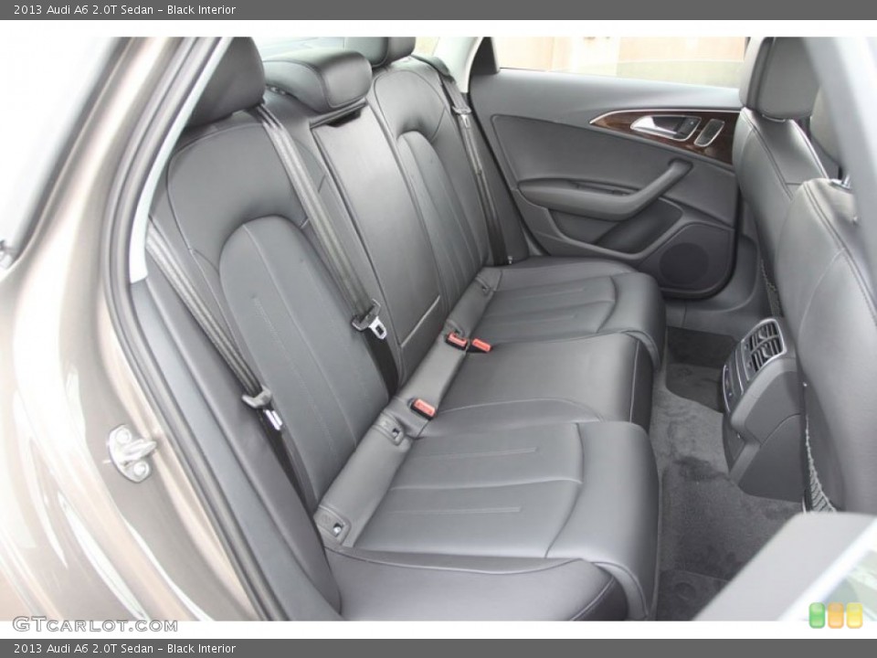 Black Interior Rear Seat for the 2013 Audi A6 2.0T Sedan #68377638