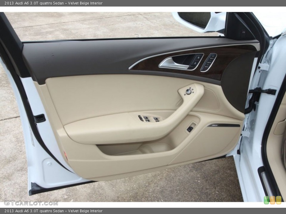 Velvet Beige Interior Door Panel for the 2013 Audi A6 3.0T quattro Sedan #68378097