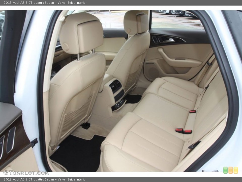 Velvet Beige Interior Photo for the 2013 Audi A6 3.0T quattro Sedan #68378133