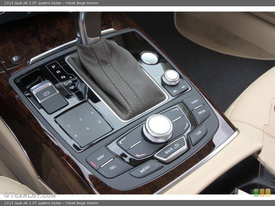 Velvet Beige Interior Transmission for the 2013 Audi A6 3.0T quattro Sedan #68378176