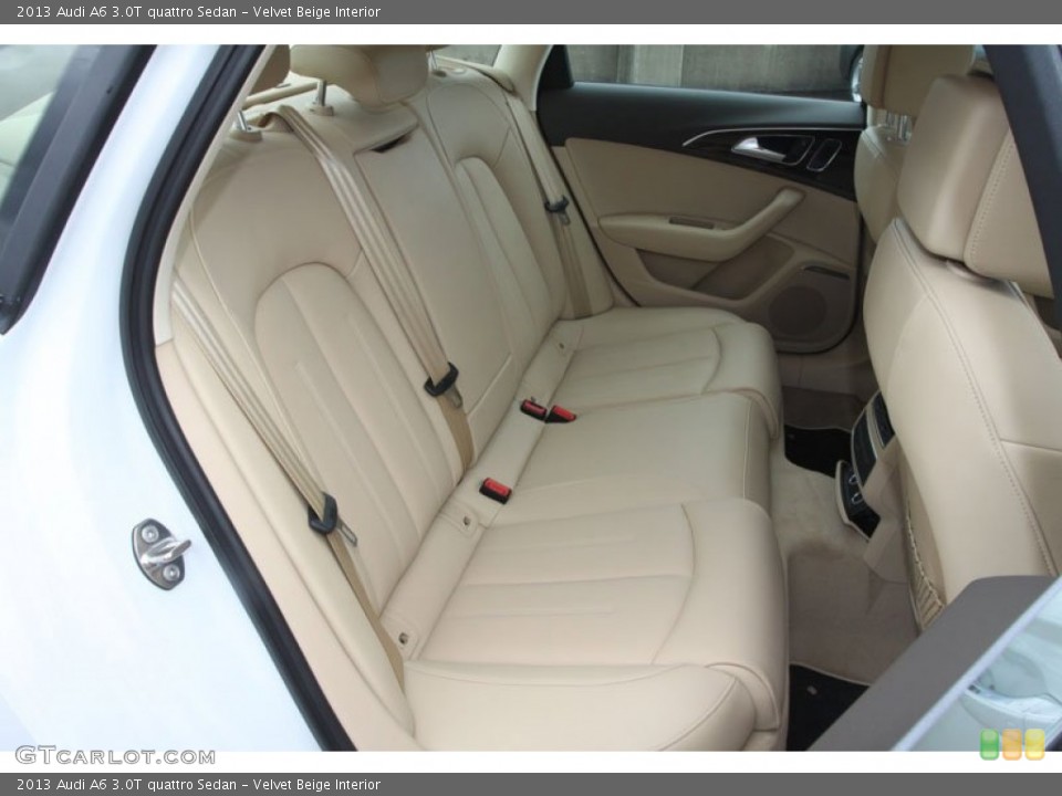 Velvet Beige Interior Photo for the 2013 Audi A6 3.0T quattro Sedan #68378229