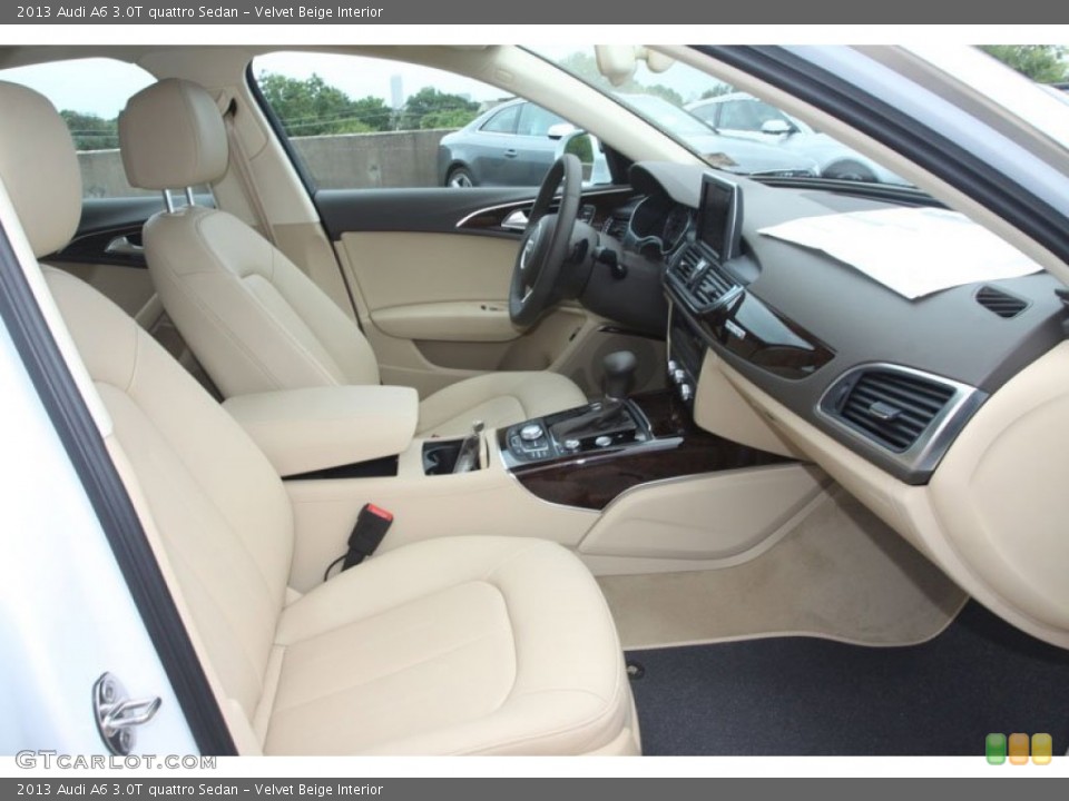 Velvet Beige Interior Photo for the 2013 Audi A6 3.0T quattro Sedan #68378241