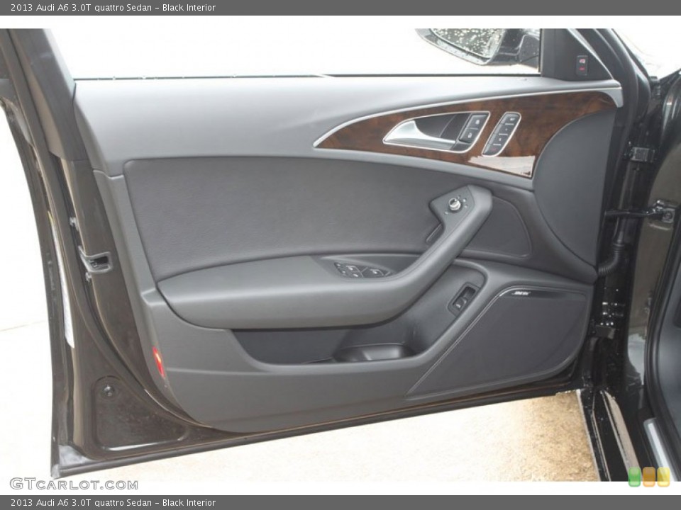 Black Interior Door Panel for the 2013 Audi A6 3.0T quattro Sedan #68378364