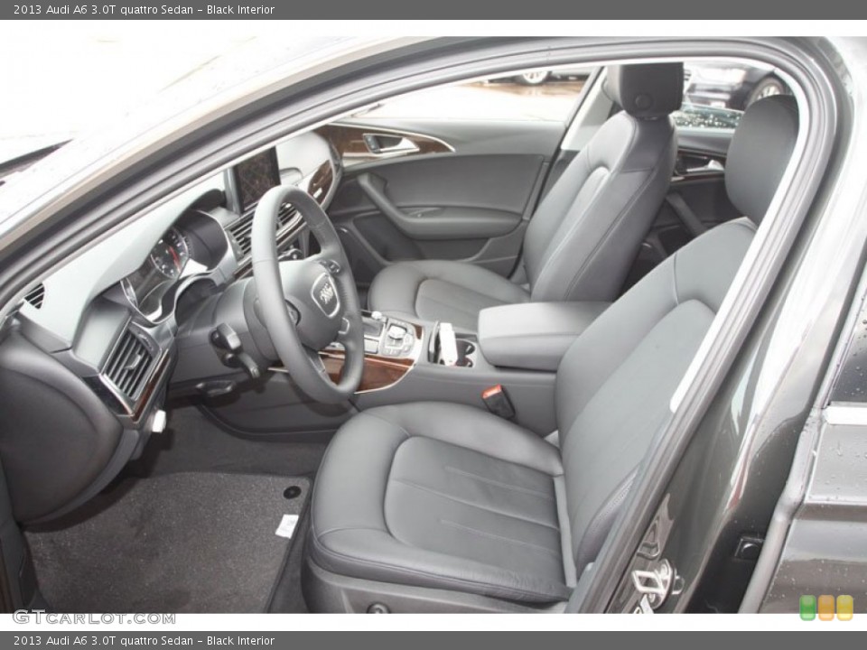 Black Interior Prime Interior for the 2013 Audi A6 3.0T quattro Sedan #68378382