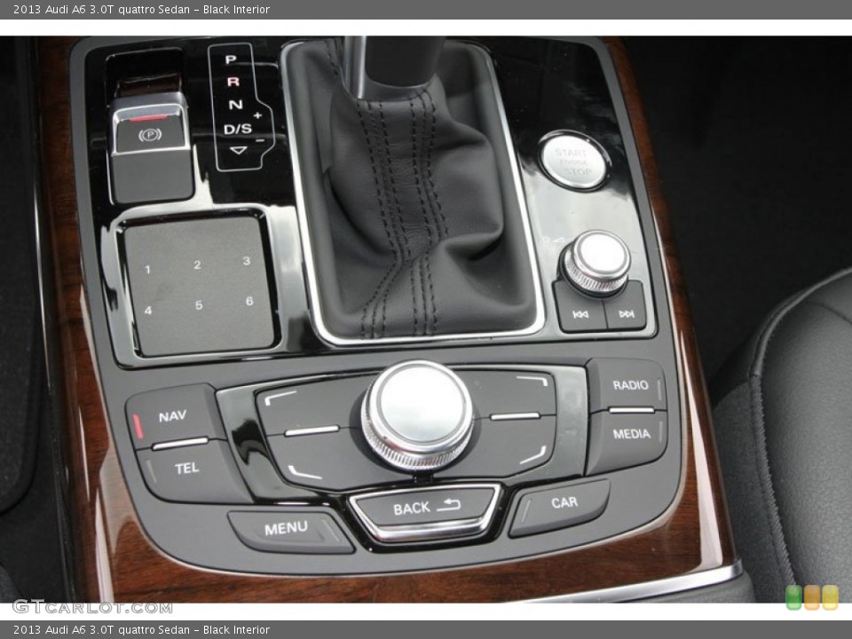 Black Interior Controls for the 2013 Audi A6 3.0T quattro Sedan #68378469