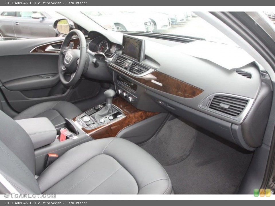 Black Interior Dashboard for the 2013 Audi A6 3.0T quattro Sedan #68378508