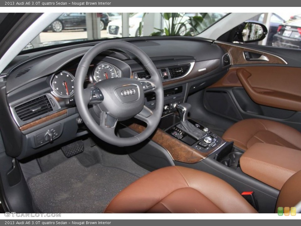 Nougat Brown Interior Prime Interior for the 2013 Audi A6 3.0T quattro Sedan #68378632