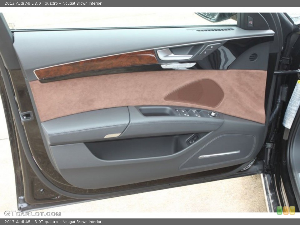 Nougat Brown Interior Door Panel for the 2013 Audi A8 L 3.0T quattro #68379162