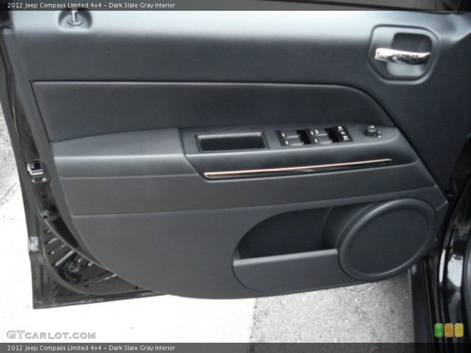 Dark Slate Gray Interior Door Panel for the 2012 Jeep Compass Limited 4x4 #68379438