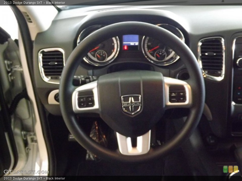 Black Interior Steering Wheel for the 2013 Dodge Durango SXT #68379897