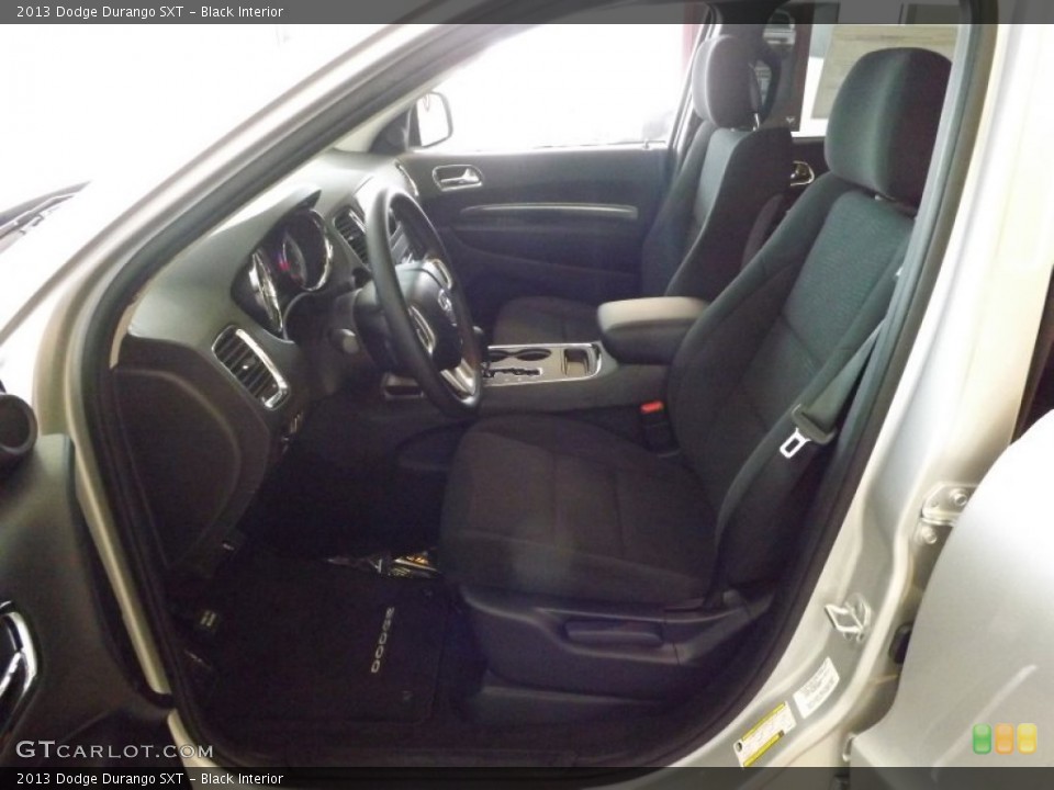 Black Interior Front Seat for the 2013 Dodge Durango SXT #68379909