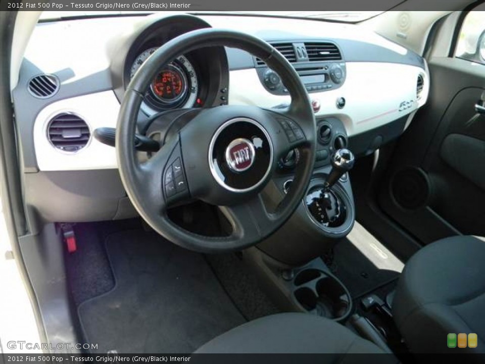 Tessuto Grigio/Nero (Grey/Black) Interior Dashboard for the 2012 Fiat 500 Pop #68380134