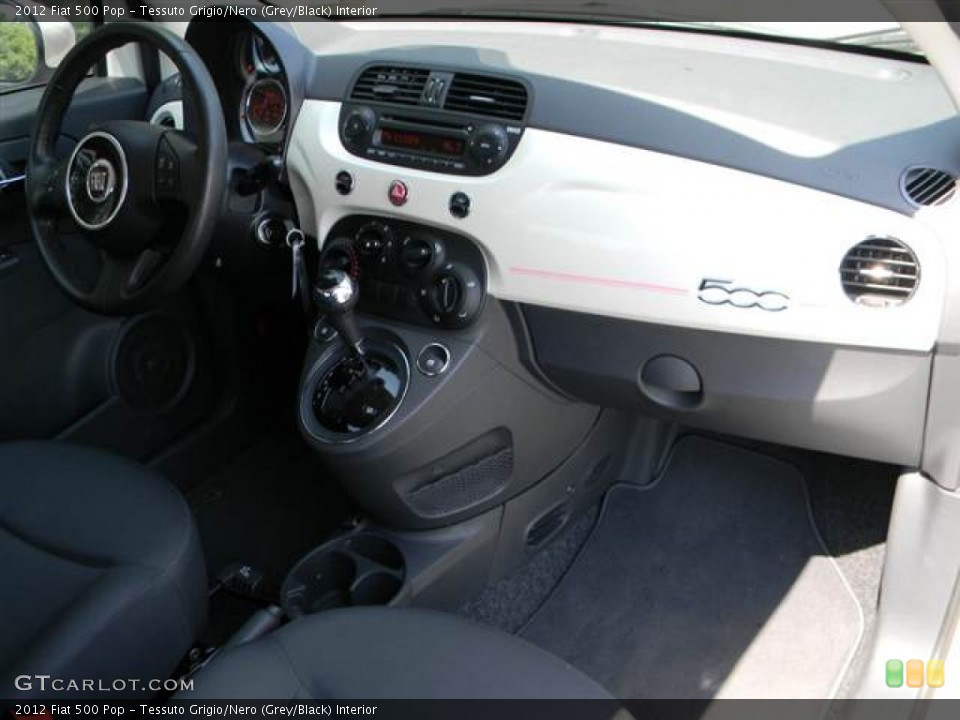 Tessuto Grigio/Nero (Grey/Black) Interior Dashboard for the 2012 Fiat 500 Pop #68380176