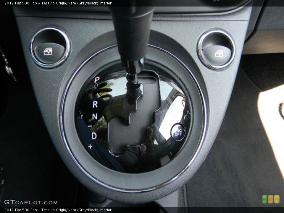 Tessuto Grigio/Nero (Grey/Black) Interior Transmission for the 2012 Fiat 500 Pop #68380239