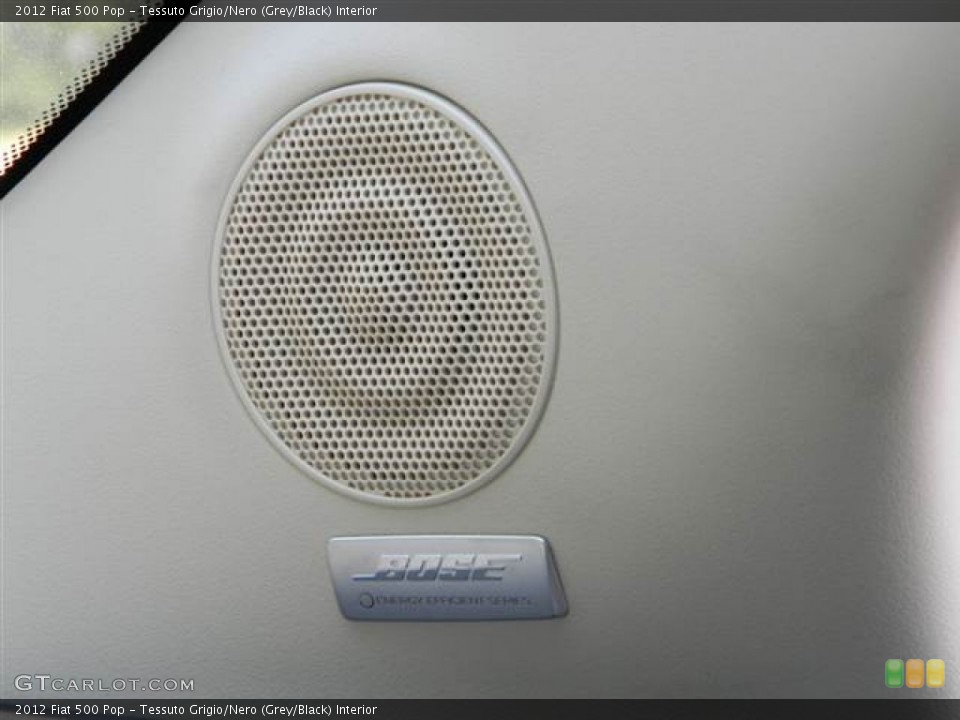 Tessuto Grigio/Nero (Grey/Black) Interior Audio System for the 2012 Fiat 500 Pop #68380272