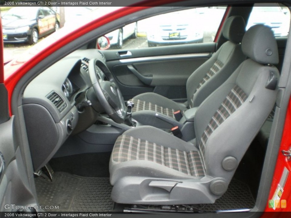 Interlagos Plaid Cloth Interior Photo for the 2008 Volkswagen GTI 2 Door #68380767