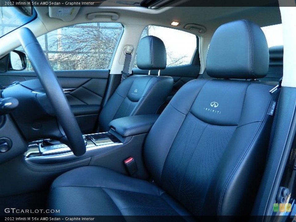 Graphite Interior Photo for the 2012 Infiniti M 56x AWD Sedan #68383674