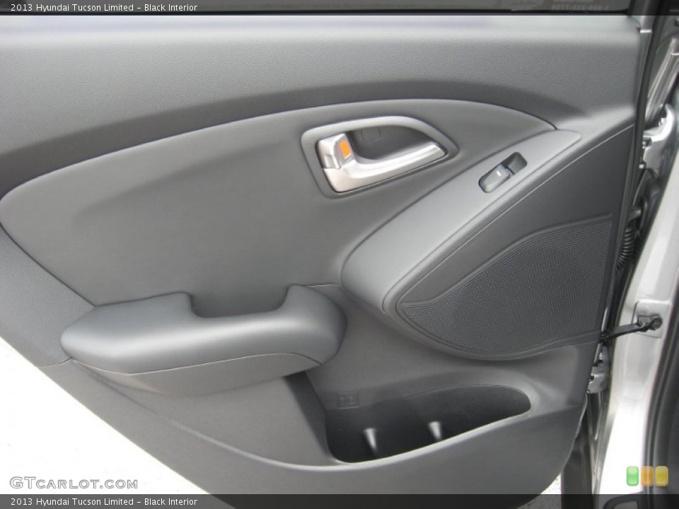Black Interior Door Panel for the 2013 Hyundai Tucson Limited #68385468