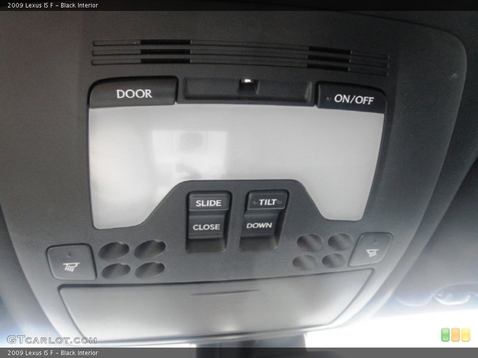 Black Interior Controls for the 2009 Lexus IS F #68386104