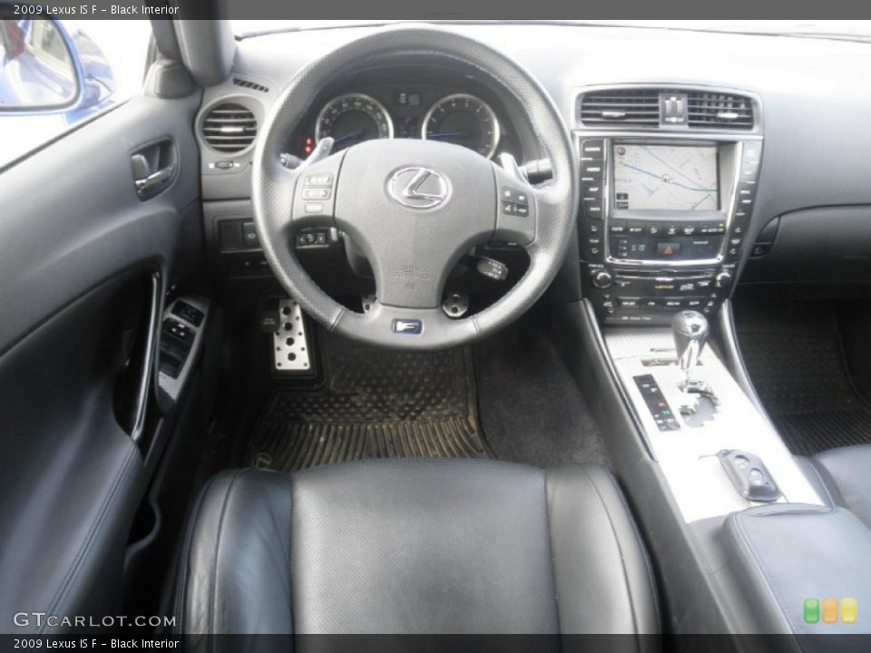 Black Interior Dashboard for the 2009 Lexus IS F #68386119