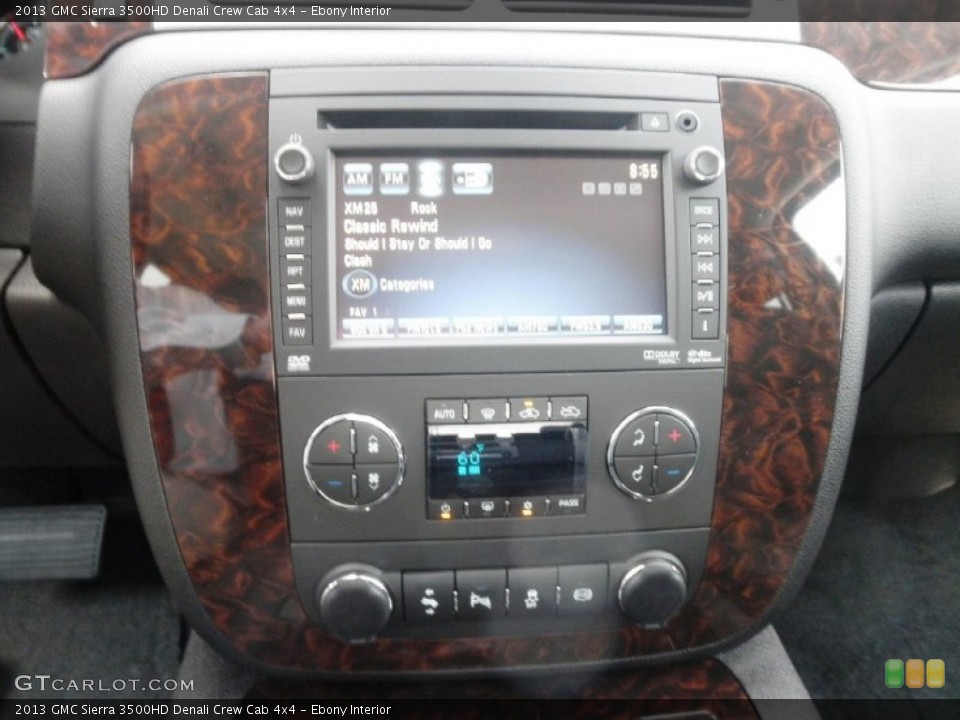 Ebony Interior Controls for the 2013 GMC Sierra 3500HD Denali Crew Cab 4x4 #68386572