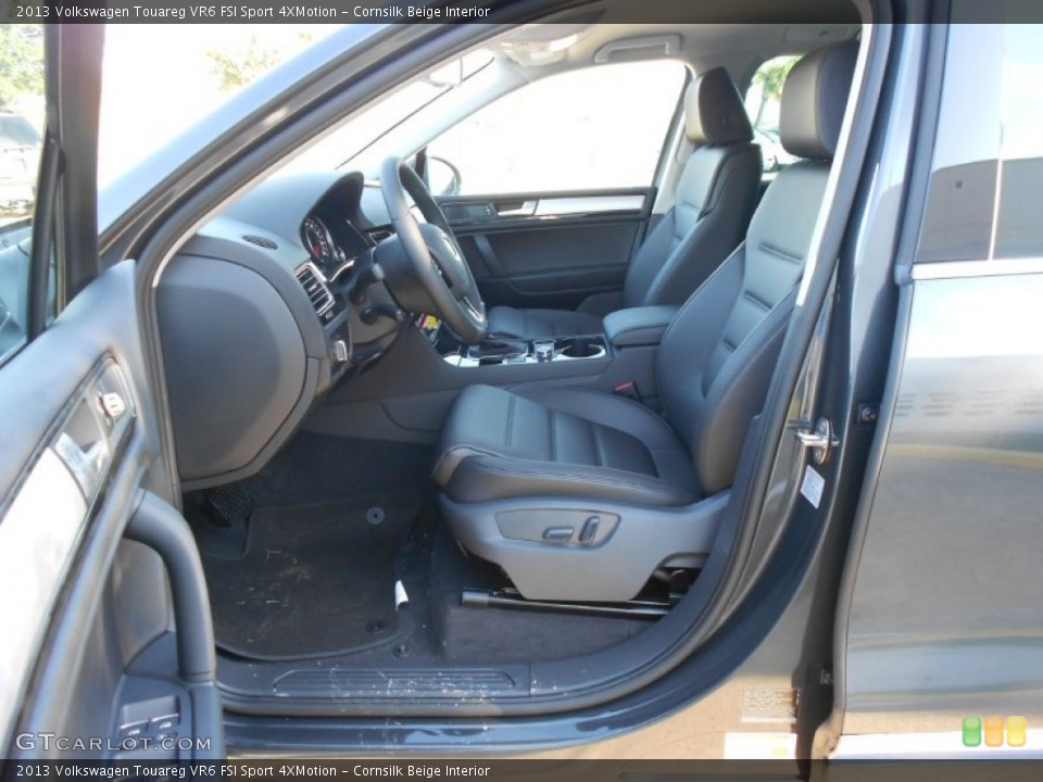 Cornsilk Beige Interior Photo for the 2013 Volkswagen Touareg VR6 FSI Sport 4XMotion #68388045