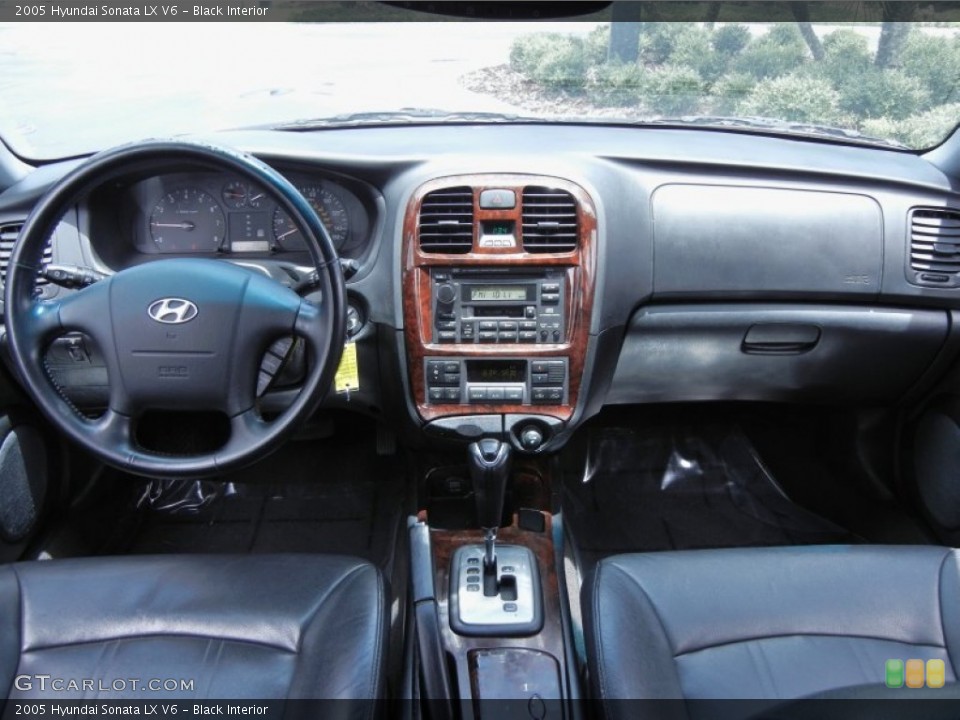 Black Interior Dashboard for the 2005 Hyundai Sonata LX V6 #68390999