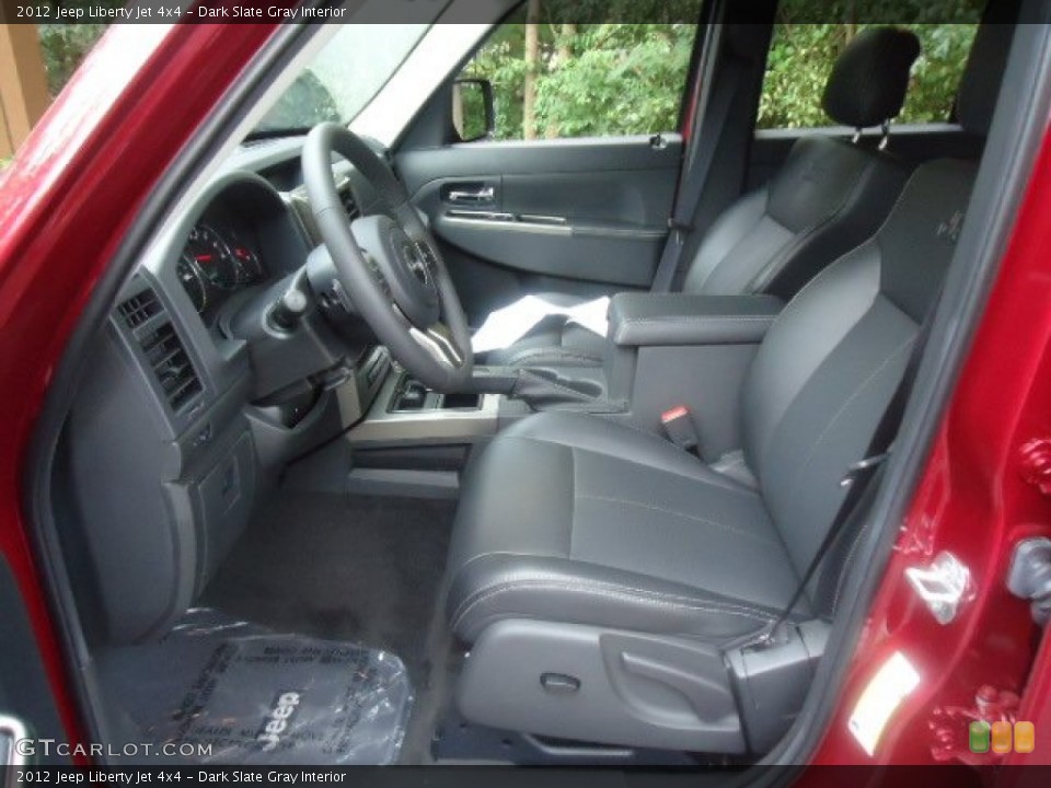 Dark Slate Gray Interior Photo for the 2012 Jeep Liberty Jet 4x4 #68393664
