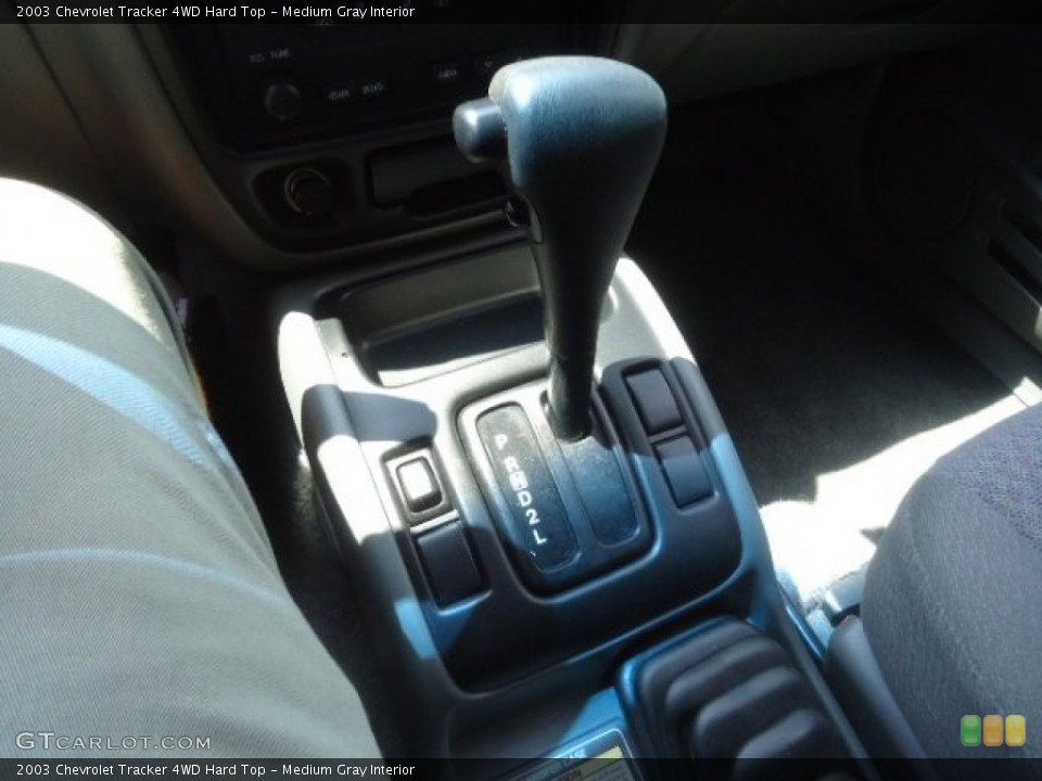 Medium Gray Interior Transmission for the 2003 Chevrolet Tracker 4WD Hard Top #68395740