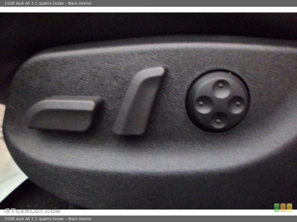 Black Interior Controls for the 2008 Audi A6 3.2 quattro Sedan #68396040