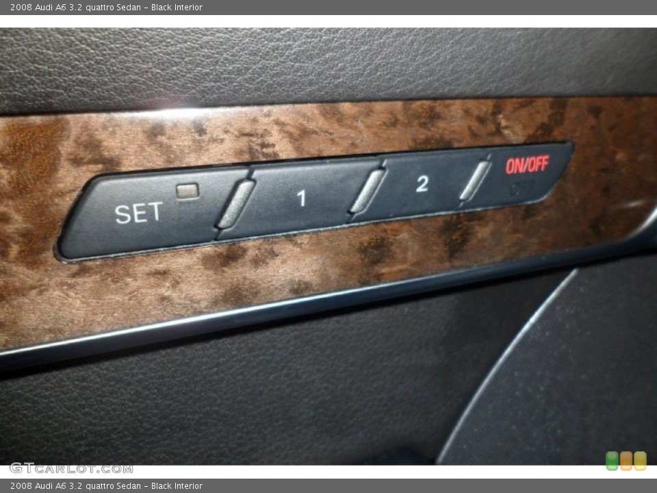 Black Interior Controls for the 2008 Audi A6 3.2 quattro Sedan #68396073