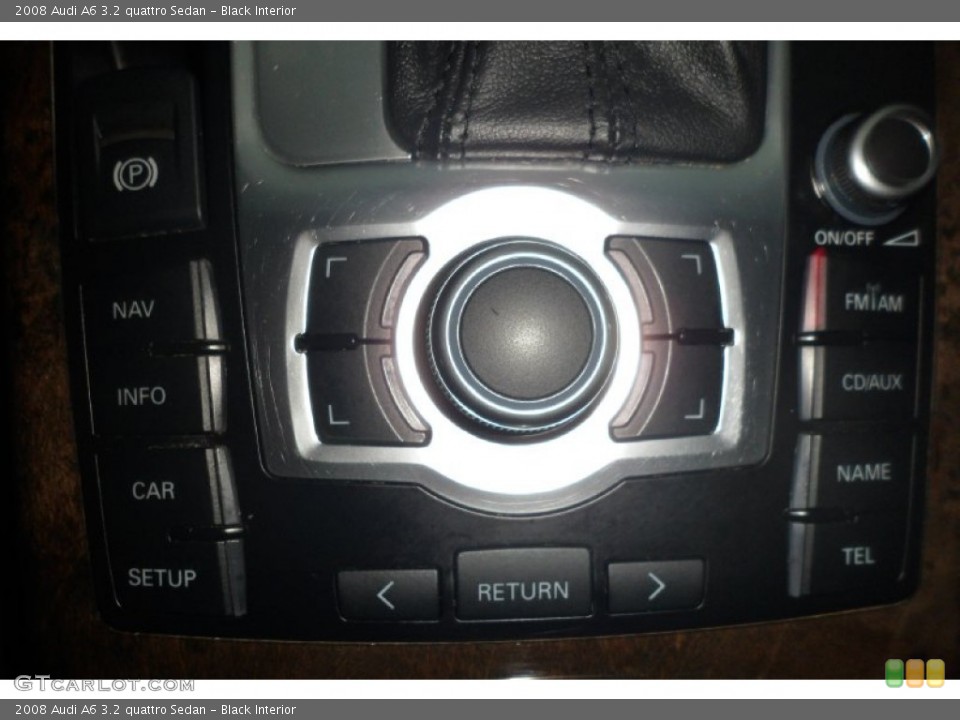 Black Interior Controls for the 2008 Audi A6 3.2 quattro Sedan #68396115