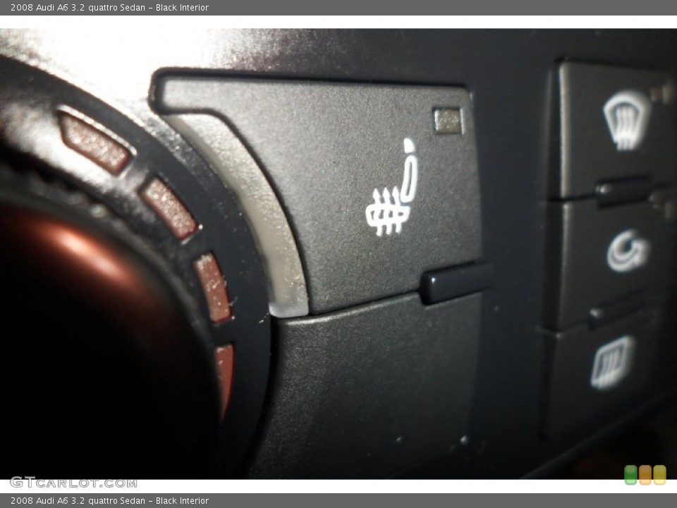 Black Interior Controls for the 2008 Audi A6 3.2 quattro Sedan #68396181