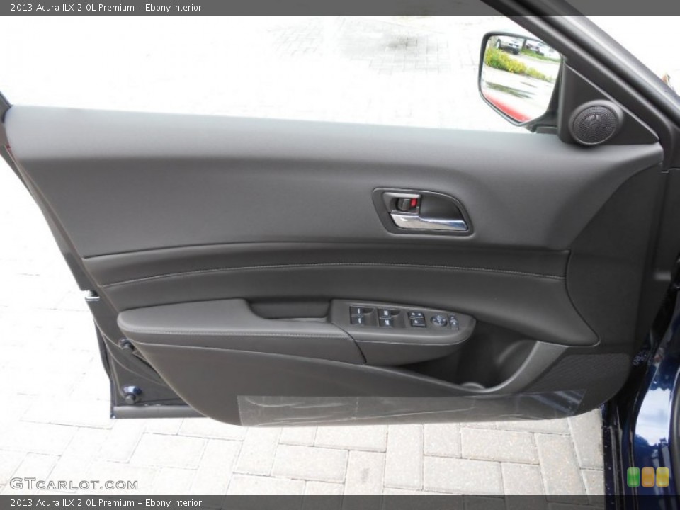 Ebony Interior Door Panel for the 2013 Acura ILX 2.0L Premium #68396919