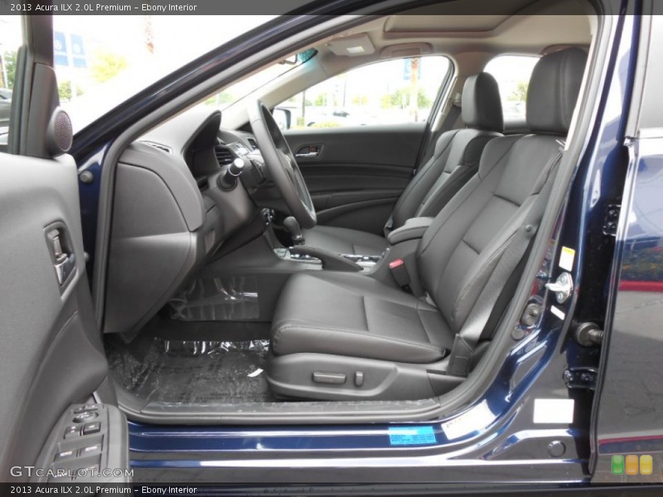 Ebony Interior Front Seat for the 2013 Acura ILX 2.0L Premium #68396931