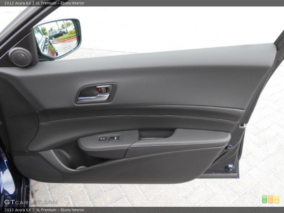 Ebony Interior Door Panel for the 2013 Acura ILX 2.0L Premium #68396939