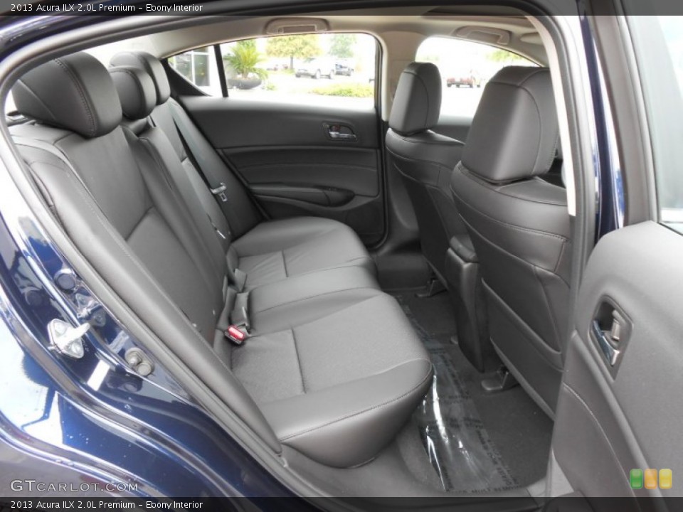 Ebony Interior Rear Seat for the 2013 Acura ILX 2.0L Premium #68396952