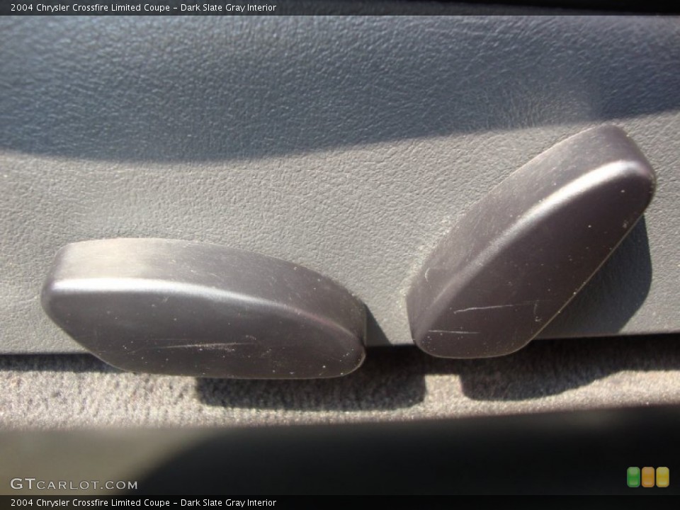 Dark Slate Gray Interior Controls for the 2004 Chrysler Crossfire Limited Coupe #68399133