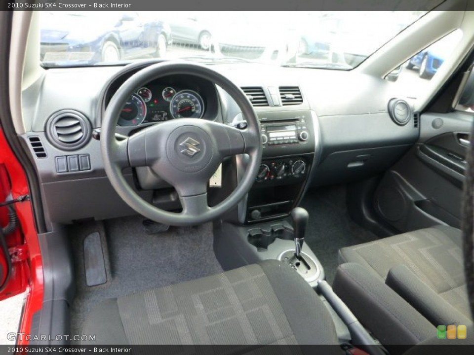 Black Interior Photo for the 2010 Suzuki SX4 Crossover #68401338