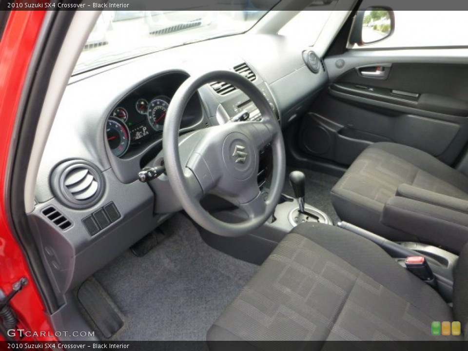 Black Interior Photo for the 2010 Suzuki SX4 Crossover #68401362