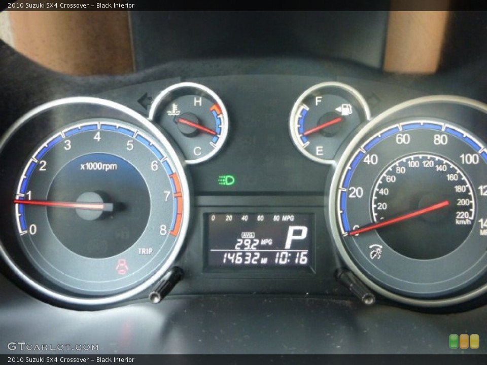 Black Interior Gauges for the 2010 Suzuki SX4 Crossover #68401392