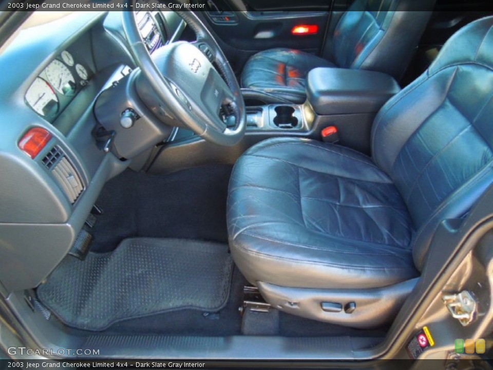 Dark Slate Gray Interior Photo for the 2003 Jeep Grand Cherokee Limited 4x4 #68402160