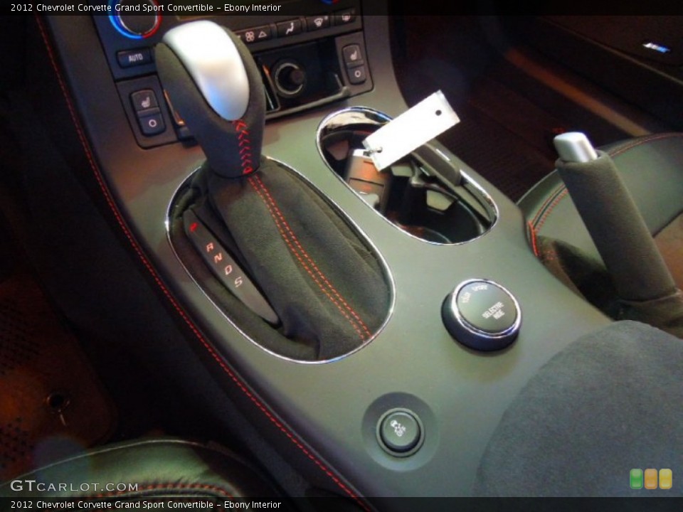 Ebony Interior Transmission for the 2012 Chevrolet Corvette Grand Sport Convertible #68402325