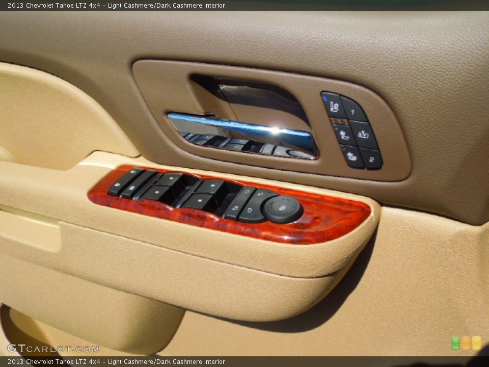 Light Cashmere/Dark Cashmere Interior Controls for the 2013 Chevrolet Tahoe LTZ 4x4 #68403180