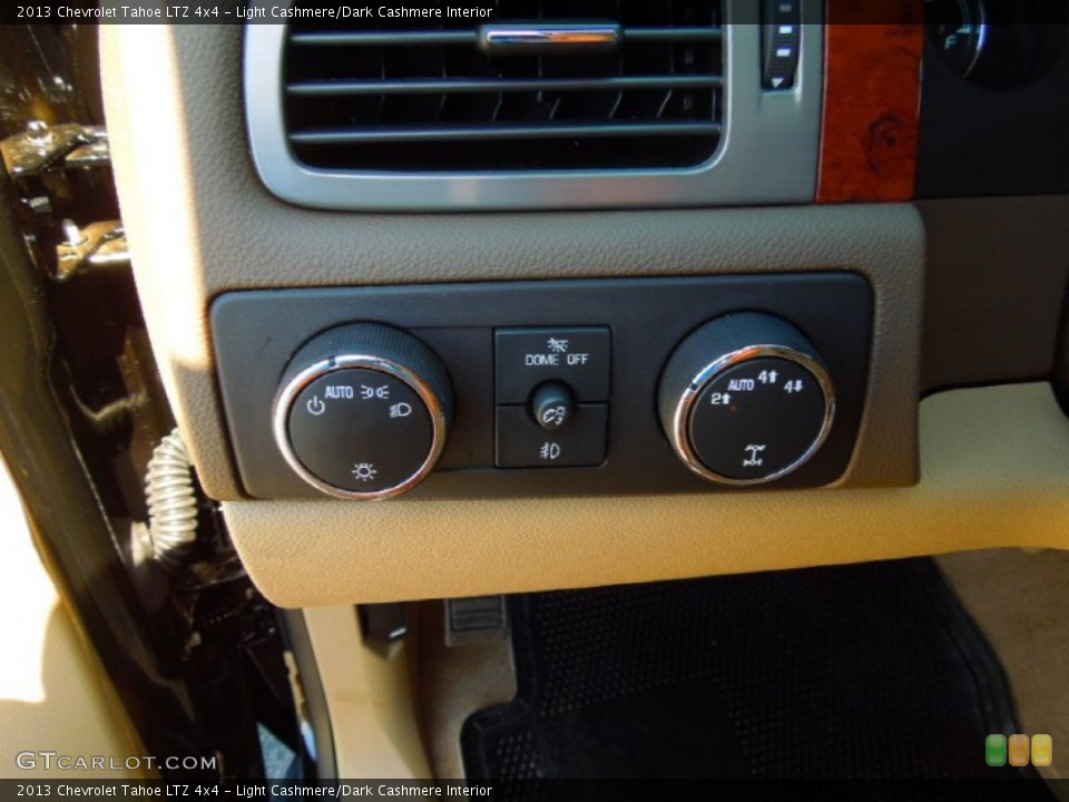 Light Cashmere/Dark Cashmere Interior Controls for the 2013 Chevrolet Tahoe LTZ 4x4 #68403183
